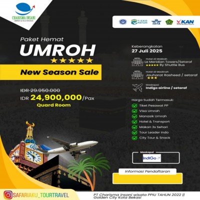 UMRAH SPESIAL AWAL TAHUN BINTANG 5 HEMAT